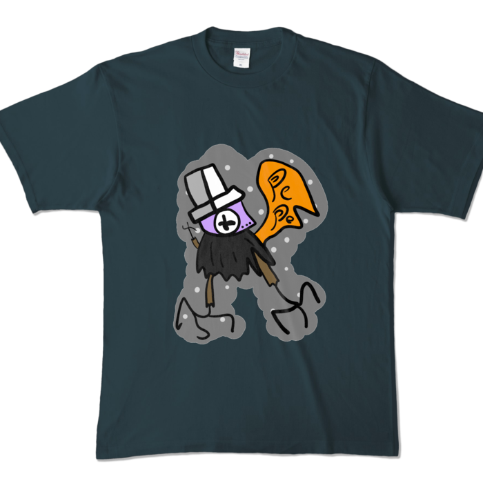 カラーTシャツ - XL - デニム (濃色)