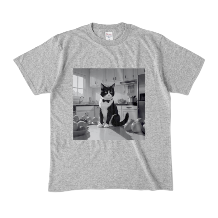 カラーTシャツ - M - 杢グレー (濃色)