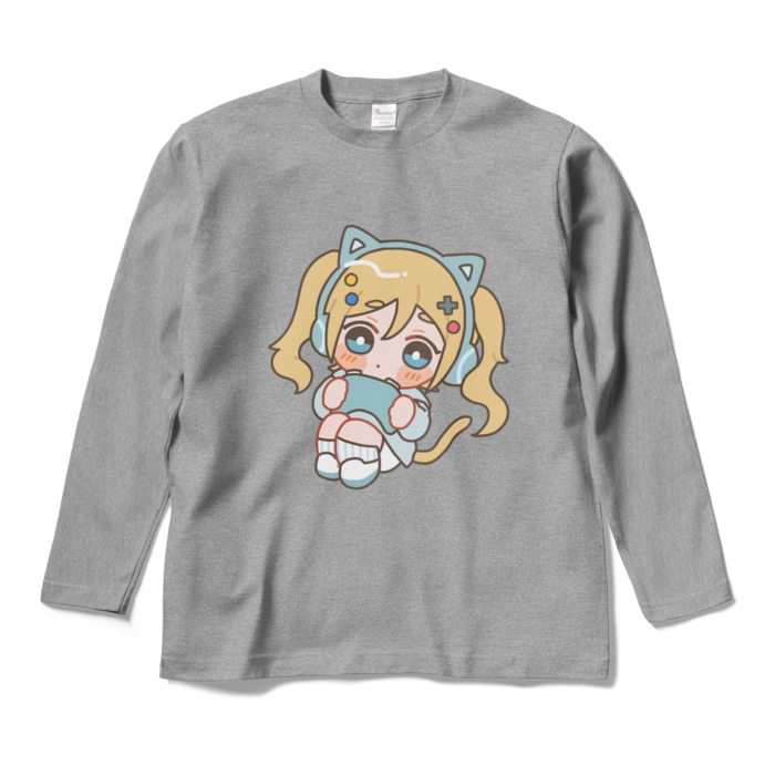 ロングスリーブTシャツ - M - 杢グレー