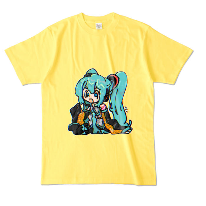 カラーTシャツ - L - イエロー (濃色)