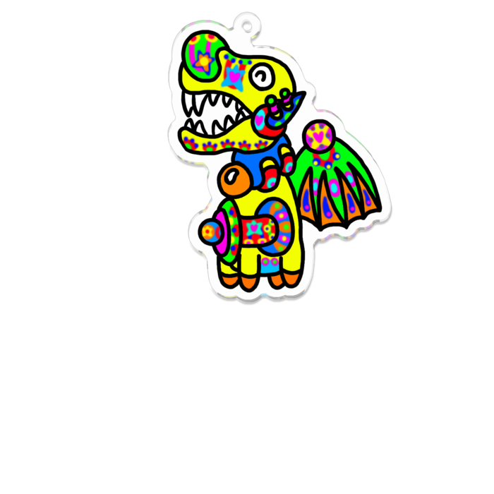 アクリルキーホルダー - 100 x 100 (mm)