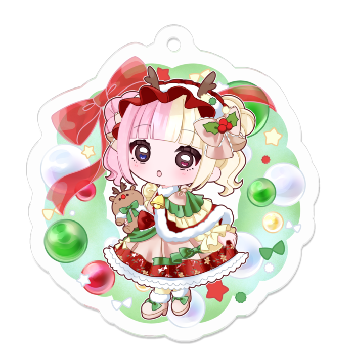 アクリルキーホルダー - 50 x 50 (mm) S