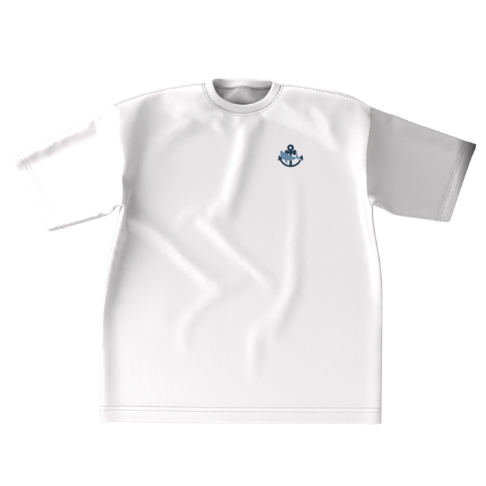 ワンポイントあんのでかTしゃつ - XL - 正面