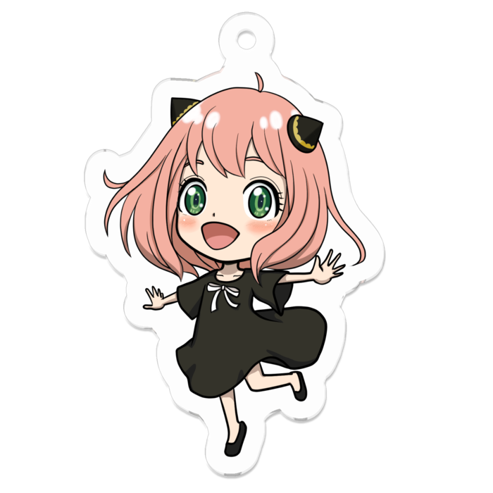 アクリルキーホルダー - 50 x 50 (mm)