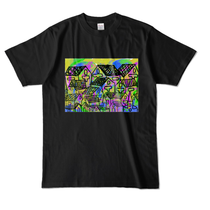 カラーTシャツ - L - ブラック (濃色)