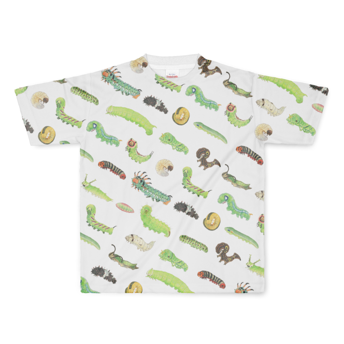 フルグラフィックTシャツ - L白 - 両面印刷