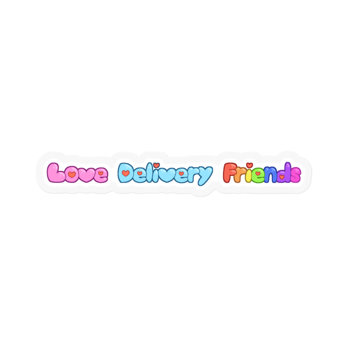 ステッカー - 100 x 100 (mm)