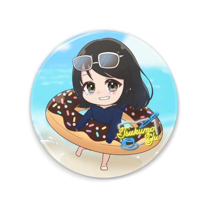 チョコドーナツ / 缶ミラー - 75mm