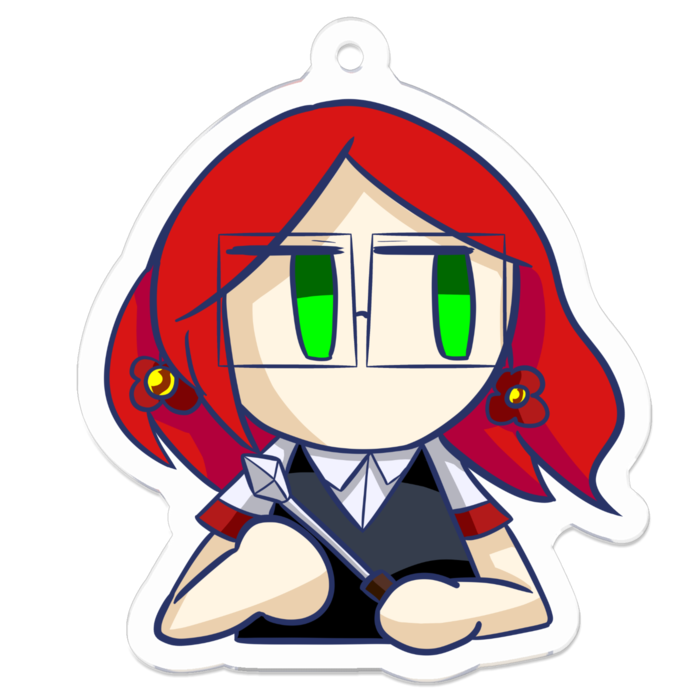 アクリルキーホルダー - 50 x 50 (mm)