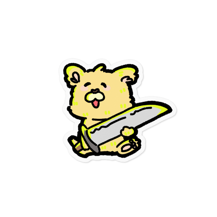 ステッカー - 100 x 100 (mm)