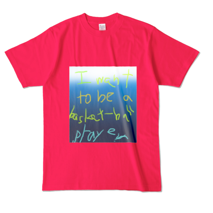 カラーTシャツ - L - ホットピンク (濃色)(1)