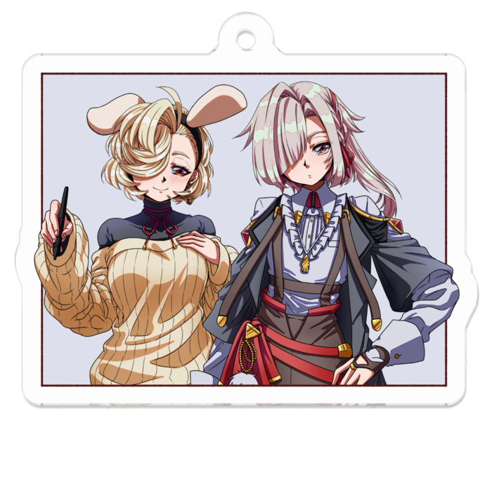 アクリルキーホルダー - 50 x 50 (mm)