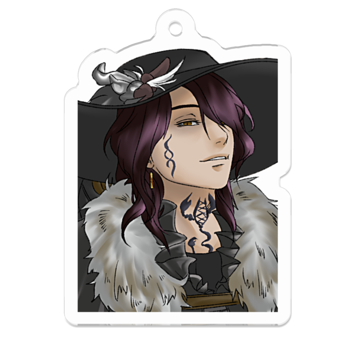 アクリルキーホルダー - 50 x 50 (mm)