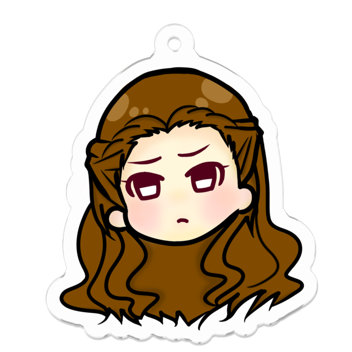 アクリルキーホルダー - 50 x 50 (mm)