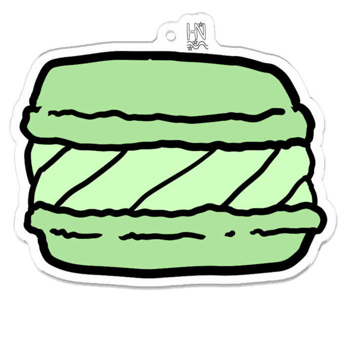 アクリルキーホルダー（コーティング） - 70 x 70 (mm)