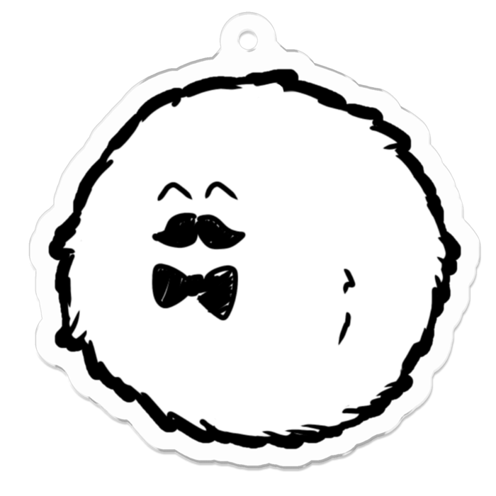 アクリルキーホルダー - 50 x 50 (mm)