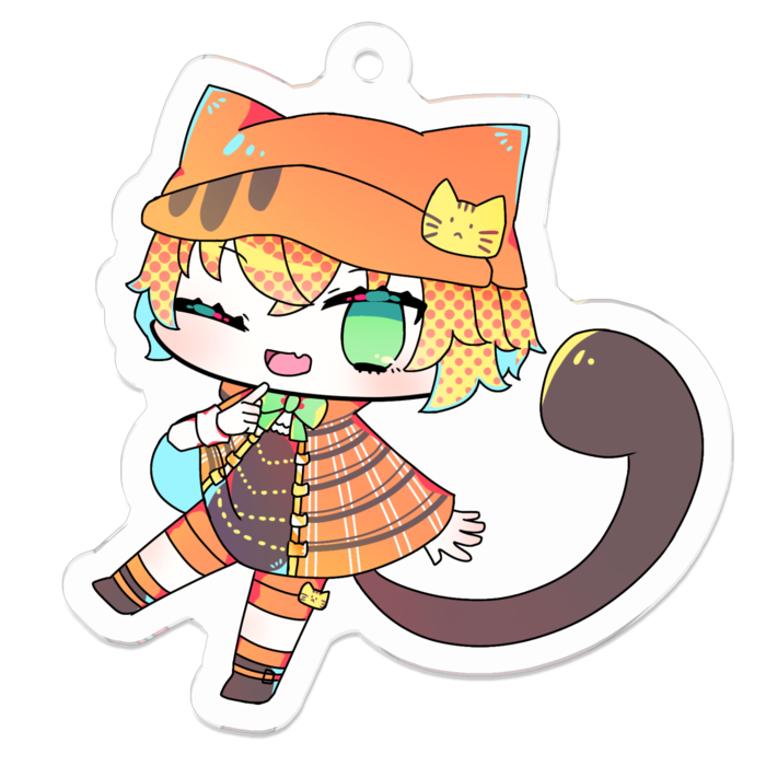 アクリルキーホルダー - 50 x 50 (mm)