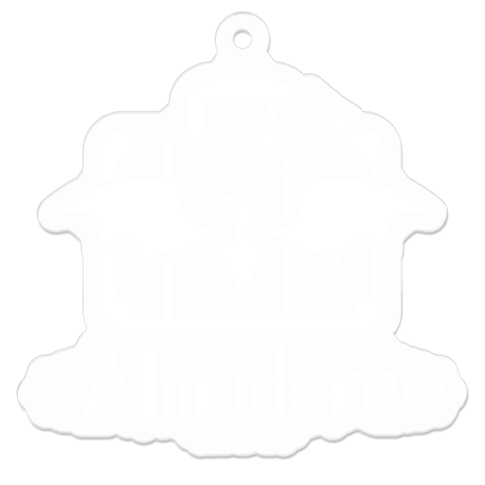 アクリルキーホルダー ホワイト