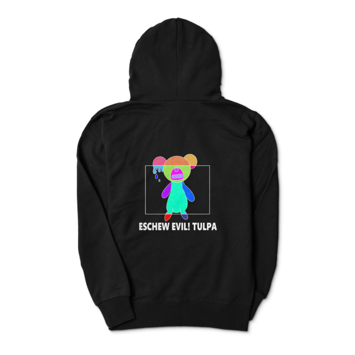 ジップパーカー - S - 背面