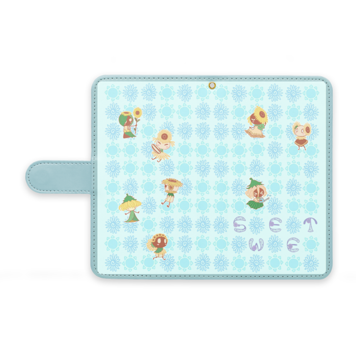 手帳型Androidケース - M - ストラップ穴 あり