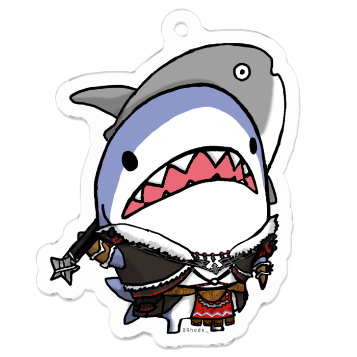 アクリルキーホルダー - 50 x 50 (mm)