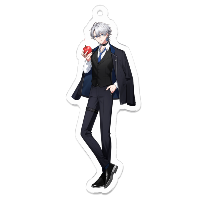 アクリルキーホルダー（コーティング） - 70 x 70 (mm)