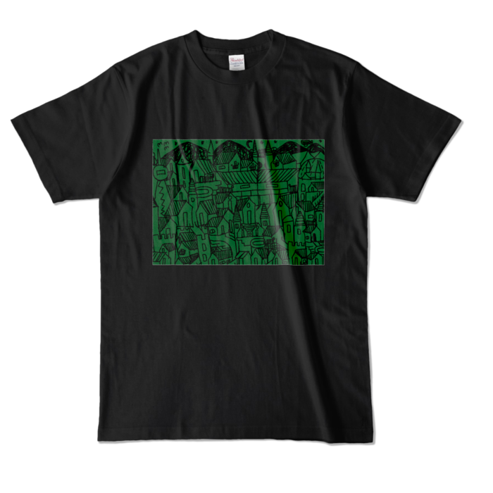 カラーTシャツ - L - ブラック (濃色)