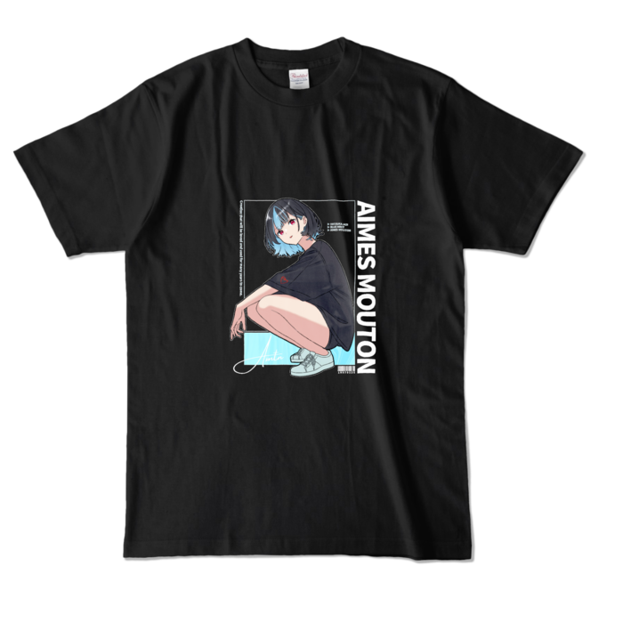 カラーTシャツ - L - ブラック (濃色)