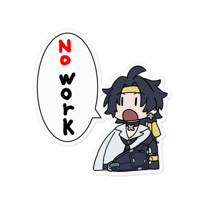 ステッカー - 100 x 100 (mm)