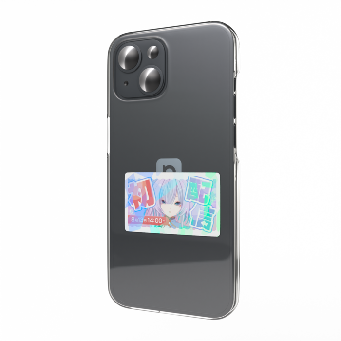 ホログラムスマホステッカー - W55 × H91mm 以内