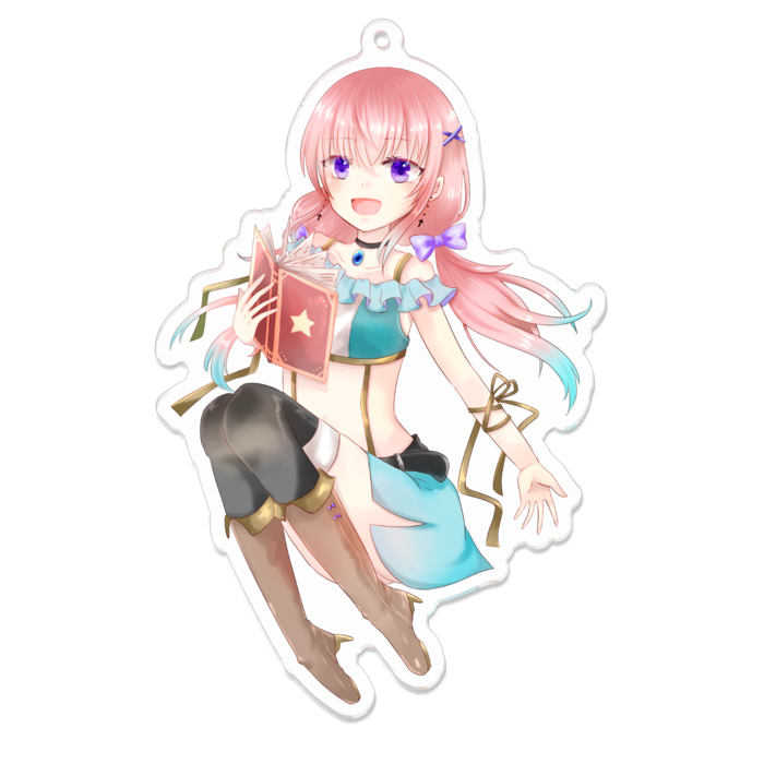 アクリルキーホルダー - 100 x 100 (mm)