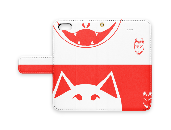 手帳型iPhoneケース - iPhone 5 / SE - ストラップ穴 あり