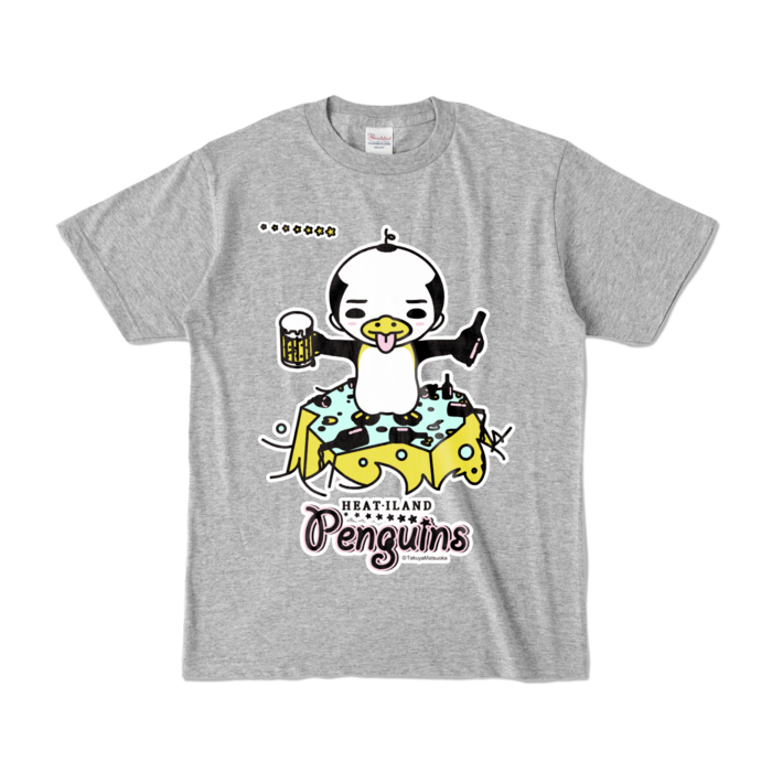カラーTシャツ - S - 杢グレー (濃色)