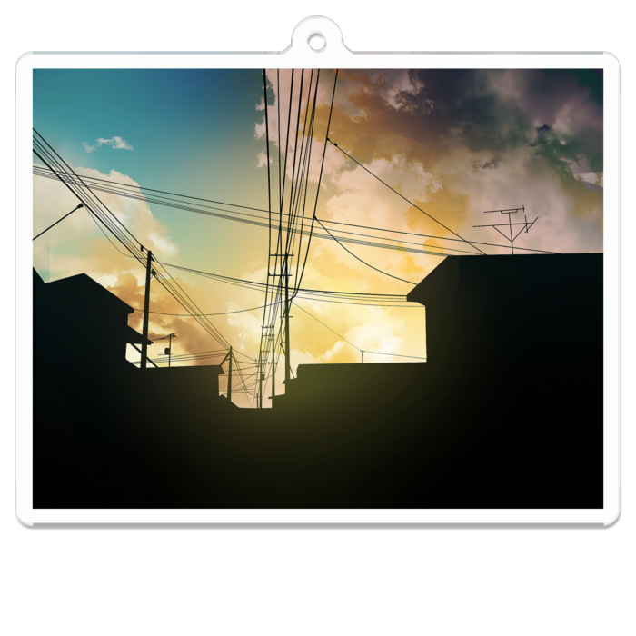 アクリルキーホルダー - 70 x 70 (mm)