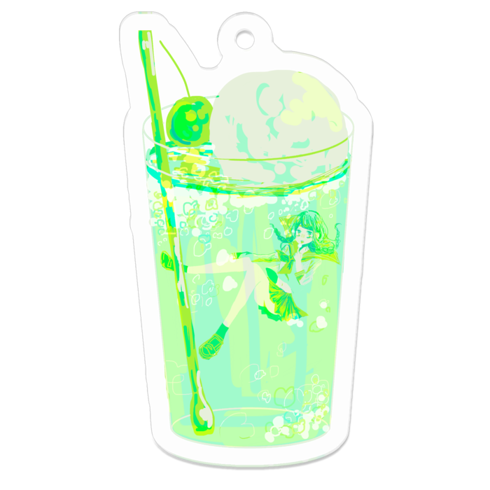 アクリルキーホルダー - 50 x 50 (mm)