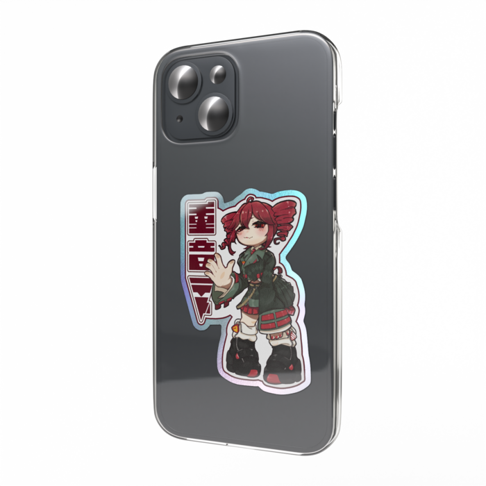 オーロラスマホステッカー - W55 × H91mm 以内