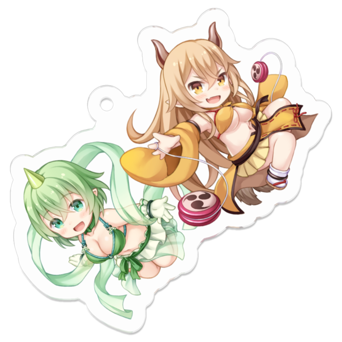 アクリルキーホルダー - 50 x 50 (mm)