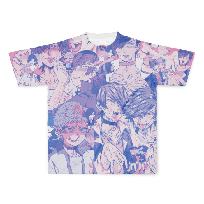 フルグラフィックTシャツ - L - 正面印刷のみ
