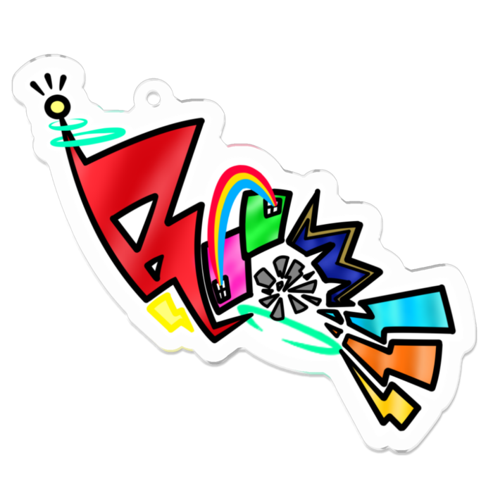 アクリルキーホルダー - 70 x 70 (mm)