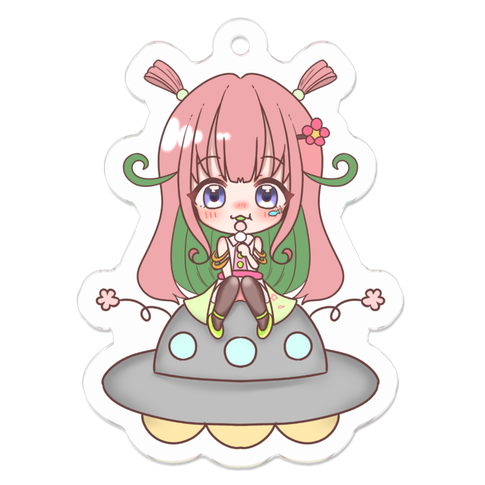 アクリルキーホルダー - 50 x 50 (mm)