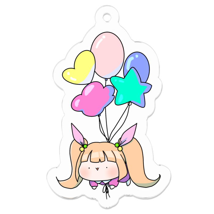 アクリルキーホルダー - 50 x 50 (mm)