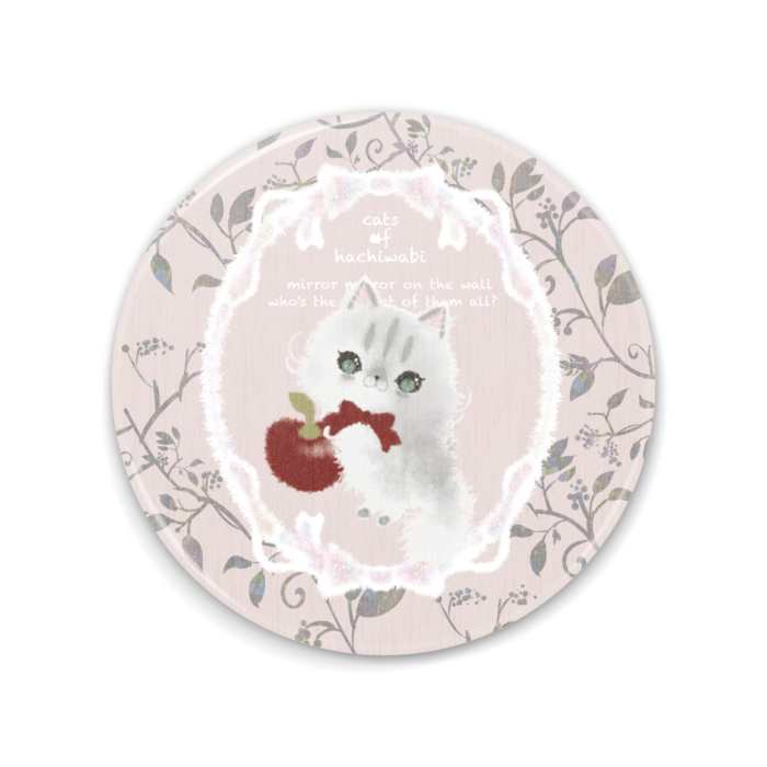 缶ミラー - 75mmピンク
