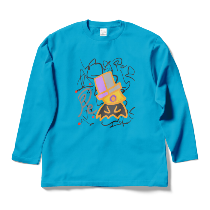 ロングスリーブTシャツ - L - ターコイズ