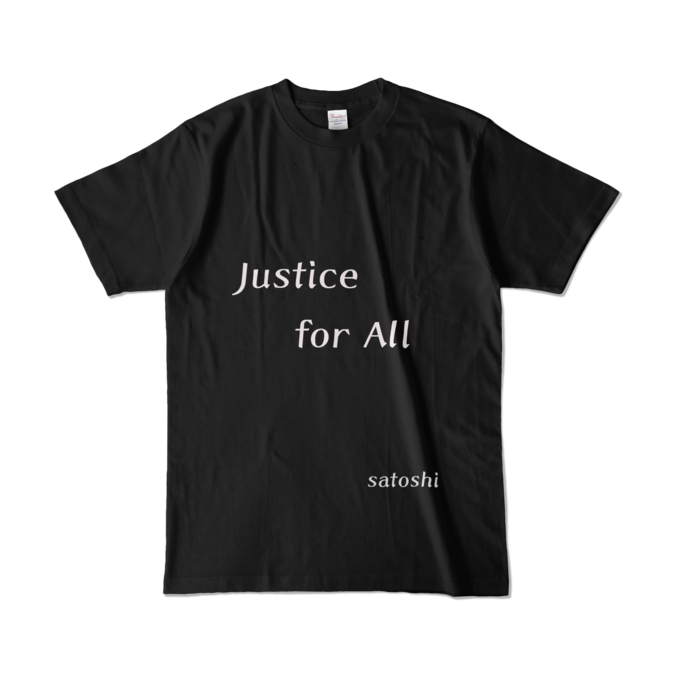 カラーTシャツ - L - ブラック (濃色)