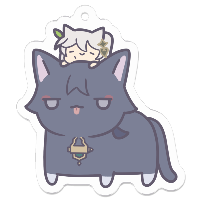 アクリルキーホルダー - 50 x 50 (mm)