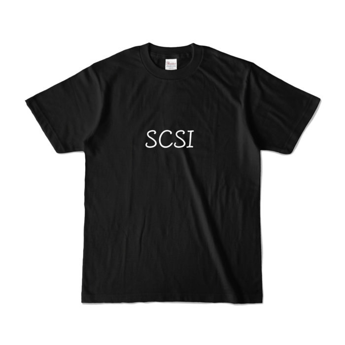 カラーTシャツ(濃色) - S - 両面 - ブラック