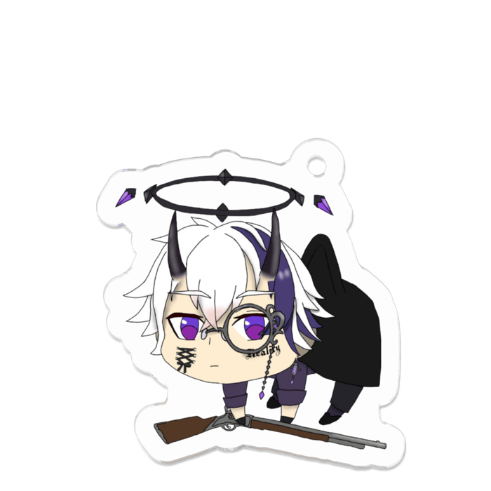 アクリルキーホルダー - 50 x 50 (mm)