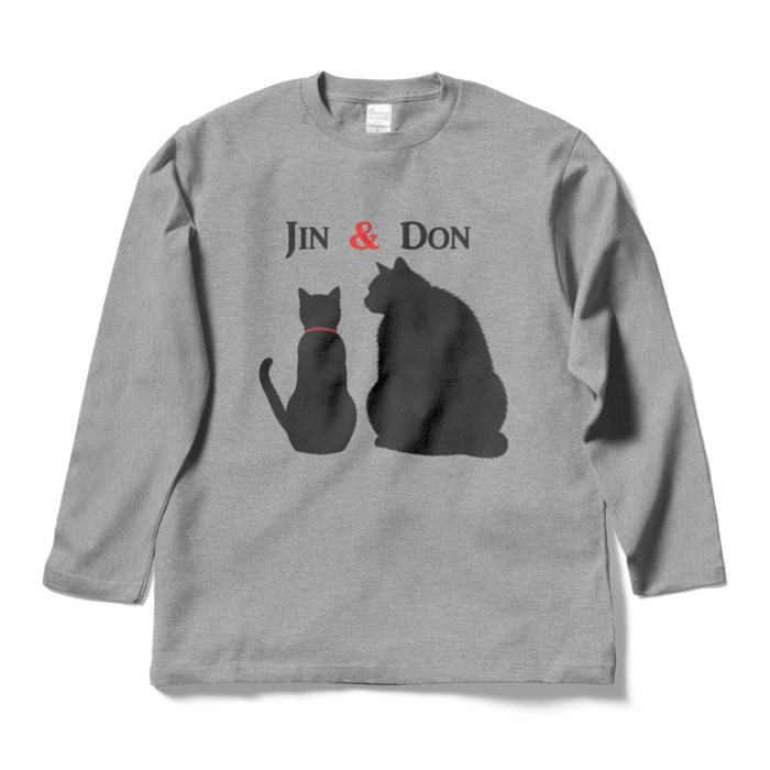 ロングスリーブTシャツ - L - 杢グレー