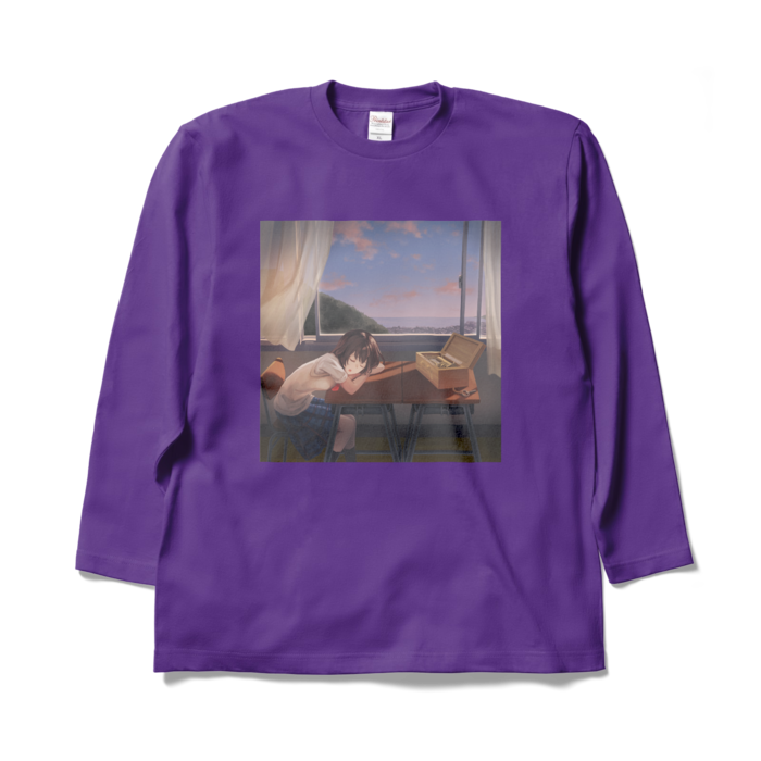 ロングスリーブTシャツ - XL - パープル