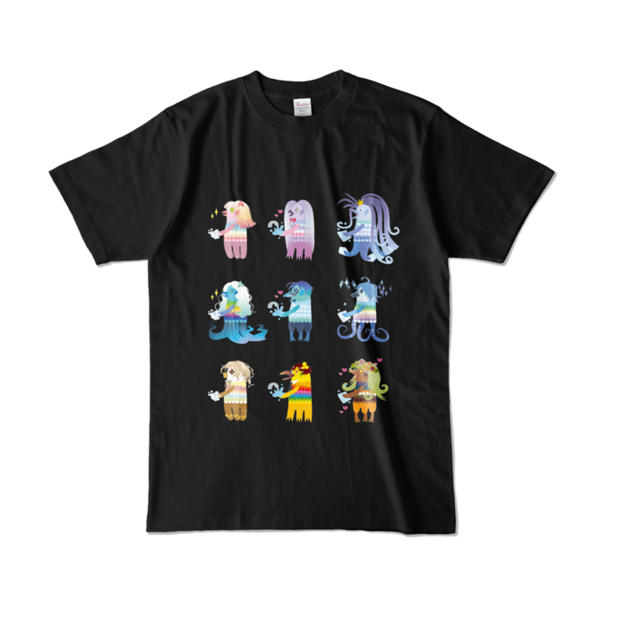 カラーTシャツ - L - ブラック (濃色)